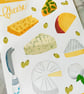 Cheese Sticker Sheet, Cheese Lovers Gift - Image 3