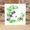  Eco Friendly Blank Card Fuchsia Bee