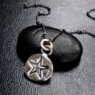 Sterling Silver Talisman Star Pendant