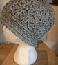 Grey Tulip Stitch Hat - Image 2