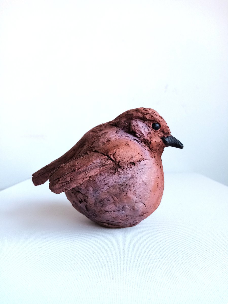 Robin sketch sculpture 