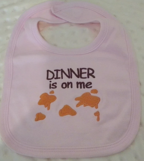 Dinner is On Me Bib