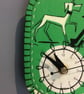 Retro dog fabric ‘smallest’ clock- terrier - Image 2