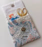 Hand Embroidered Textile Pouch  - Image 2
