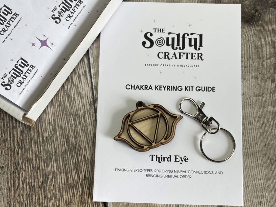 Third Eye Chakra Creative Mindfulness Keyring Craft Kit