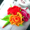  SALE.......  Hand Felted, Wool Jewelry felted broochFELTED -100% WOOL MERINo