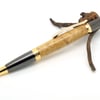Elegant Sierra twist pen, dressed in Acacia Burr 