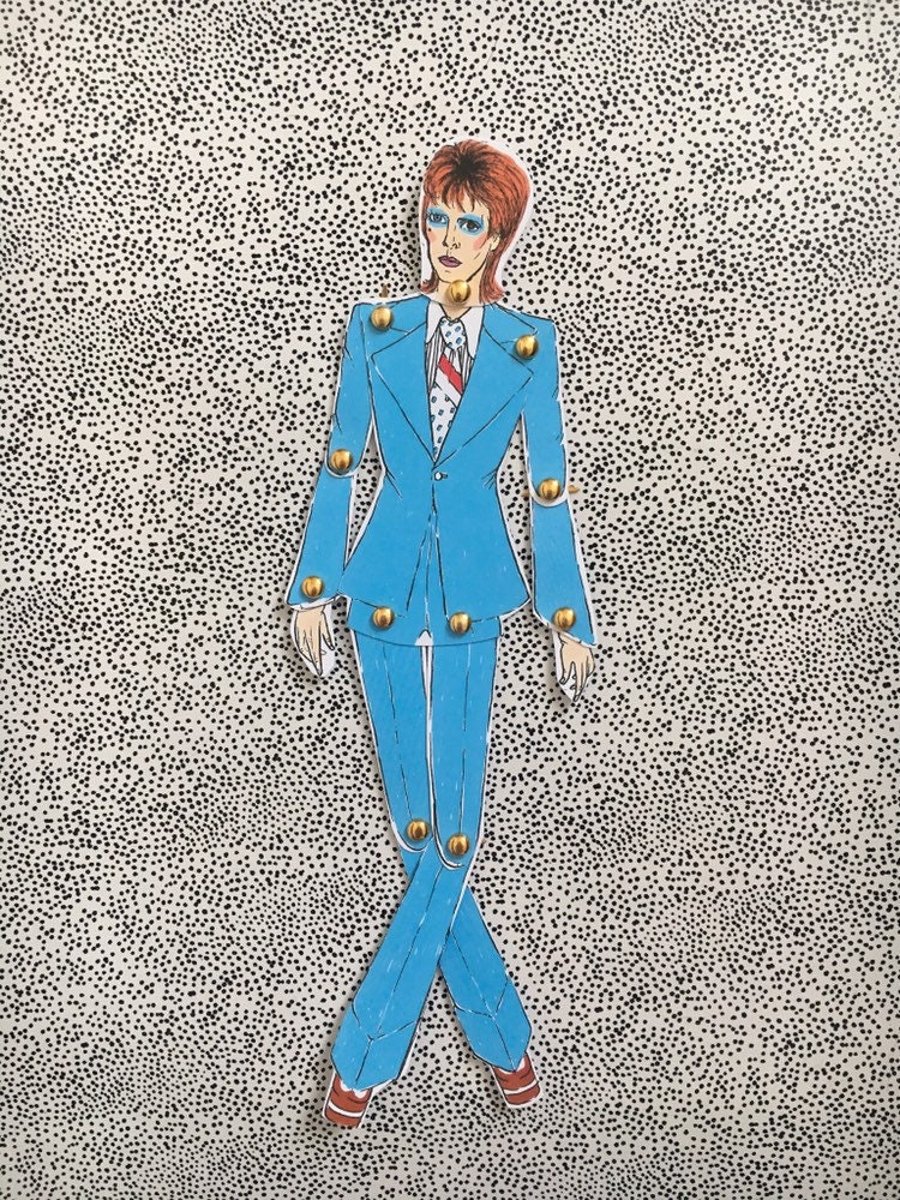 Bowie paper doll