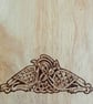 Pyrography Celtic knotwork wooden serving or chopping board - Image 4