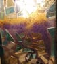 Spring Trees Stained Glass Lamp - Image 4