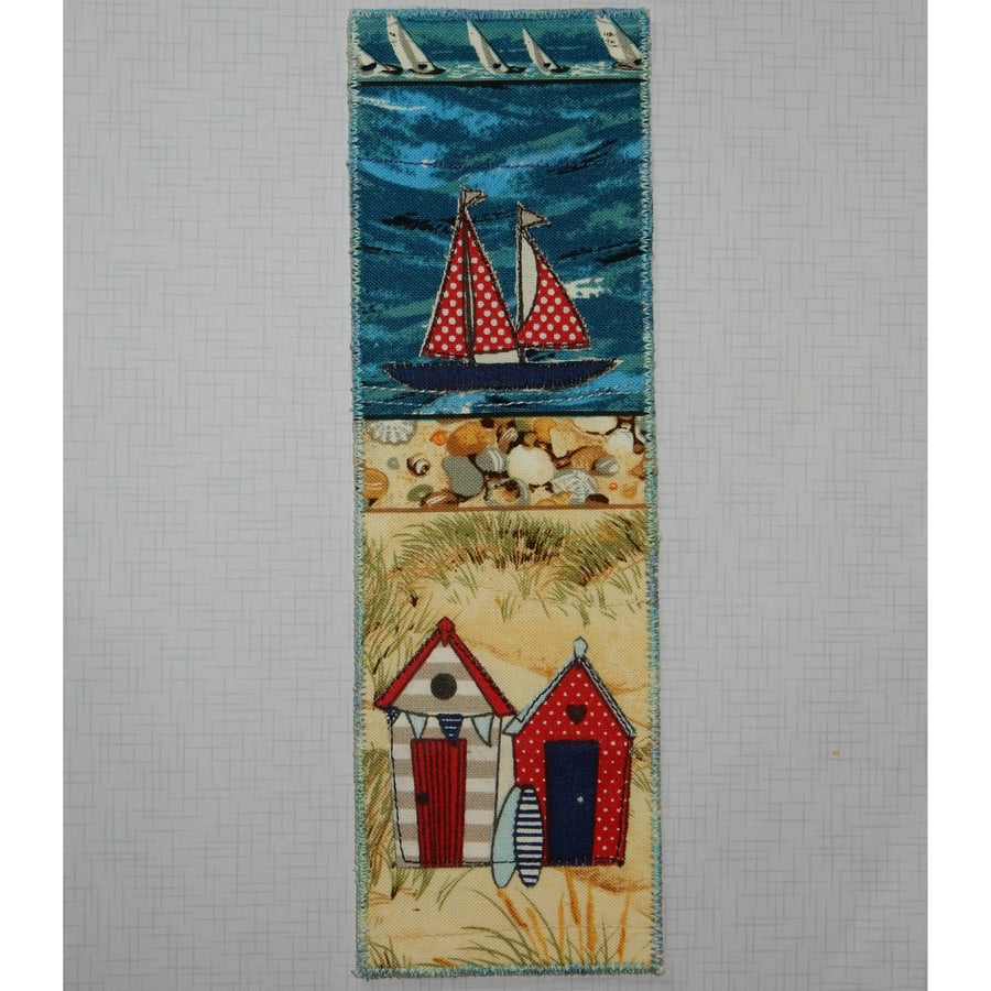 Bookmark seaside scene
