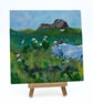 An original Scottish landscape - acrylics - with easel - mountains - loch  - Image 4