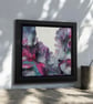 Daydream in pink acrylic abstract framed  - Image 6
