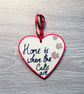 Cat, Heart and Home – Hanging decoration – Home is where the Cats are