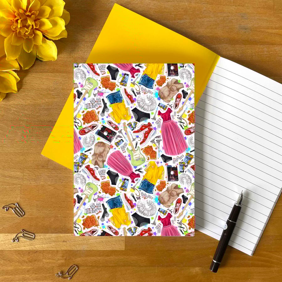 10 Things I Hate About You A5 Notebook – Hand-Drawn 90s Rom Com Journal 