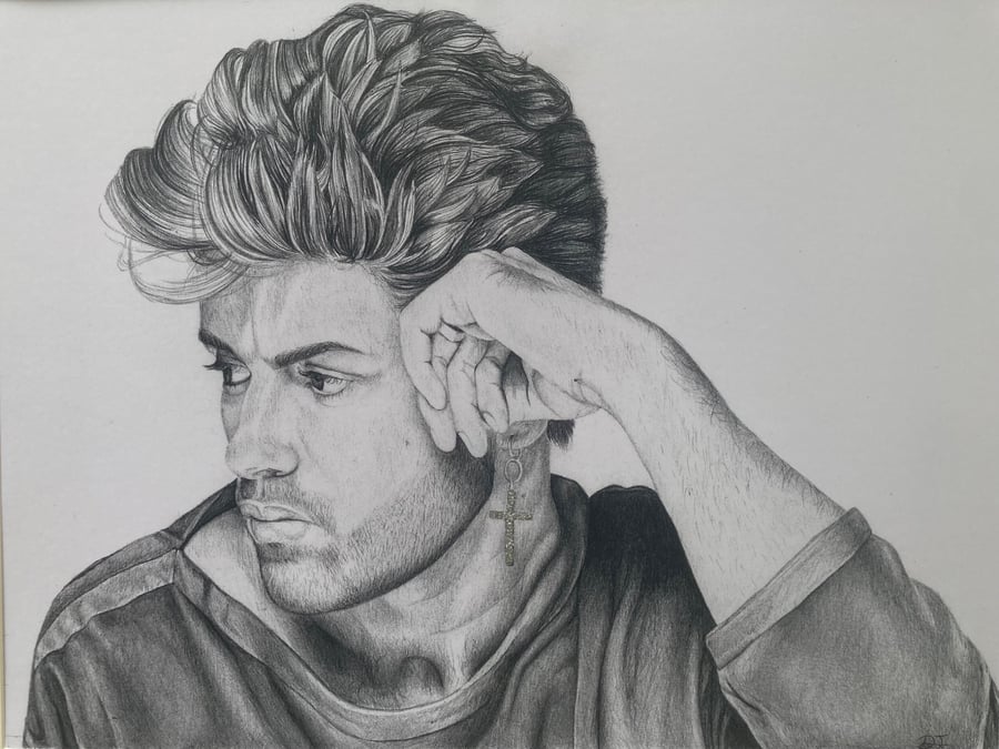 A5 George Michael - Original Art Print 