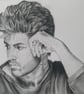 A5 George Michael - Original Art Print  - Image 1