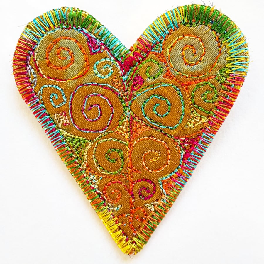 Heart Brooch