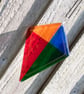 Multi-Coloured Fused Glass Kite - 9053 - Image 4