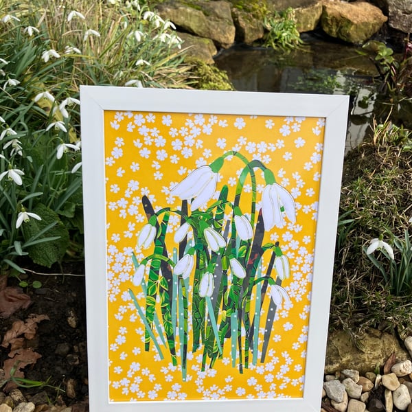 Handmade collage print