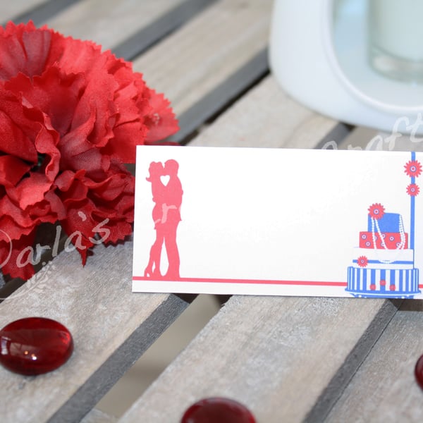 60’s Mod themed Place Cards
