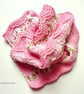 Knitted security blanket - Baby girl photo prop - Mum-to-be handmade gift - Image 3