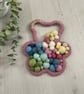 Teddy fibre nursery wall art, playroom decor, baby shower, toddler, new mum  - Image 3