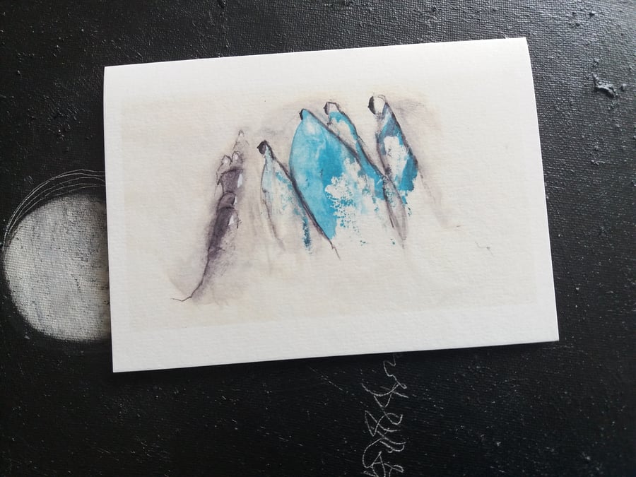 the gathering - greetings card