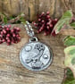 Silver Owl Disc Pendant - Image 3