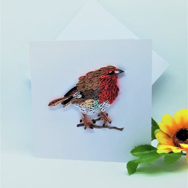 Quilled 'Robin' from my Bird collection