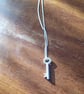 Silver key pendant - Image 2