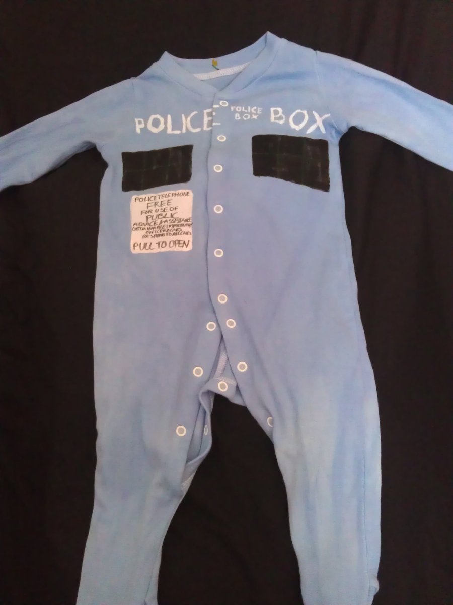 Police box sleep suit