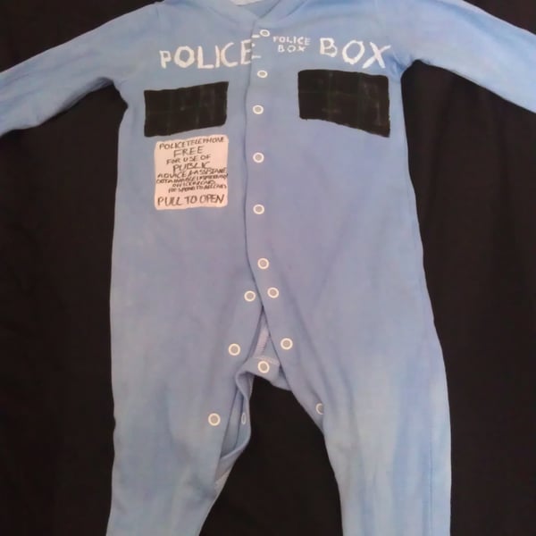 Police box sleep suit
