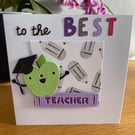 Handmade Teacher Appreciation Card
