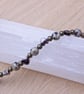 Dalmatian Jasper gemstone and heart beaded bracelet - Image 6