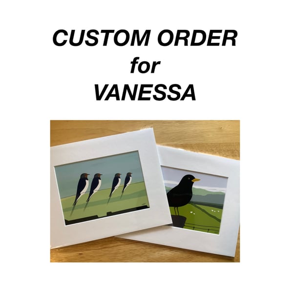 Custom order for Vanessa