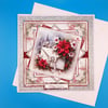 Christmas card, large, Handmade, Parents, Wife, Husband