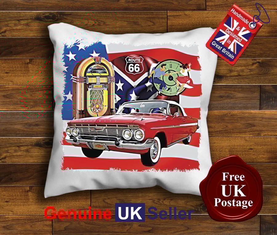1964 Chevrolet Convertible Cushion Cover, Choose Your Size
