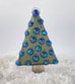 Fused Glass Christmas Tree Decoration - Image 1