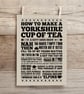 How To Make A Yorkshire Cup of Tea Print - Image 4