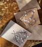 Seaglass Birthday, blank or Sympathy floral card hand made  - Image 5