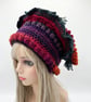 Festival Hat  Crochet Acrylic Yarn in Gold, Orange, and Green and Blue. - Image 2