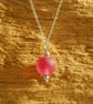 Pink sea glass pendant - Image 2