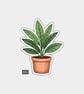 Funny Vinyl Sticker For Adults - Potted Houseplant
