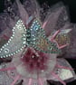 Fascinator ( hovering butterfly) pink hologram - Image 3