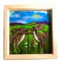 Needle felted boxing hares picture  - Image 1