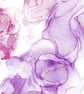 Pink & Purple Marble Effect Blank Greetings Card - Image 2