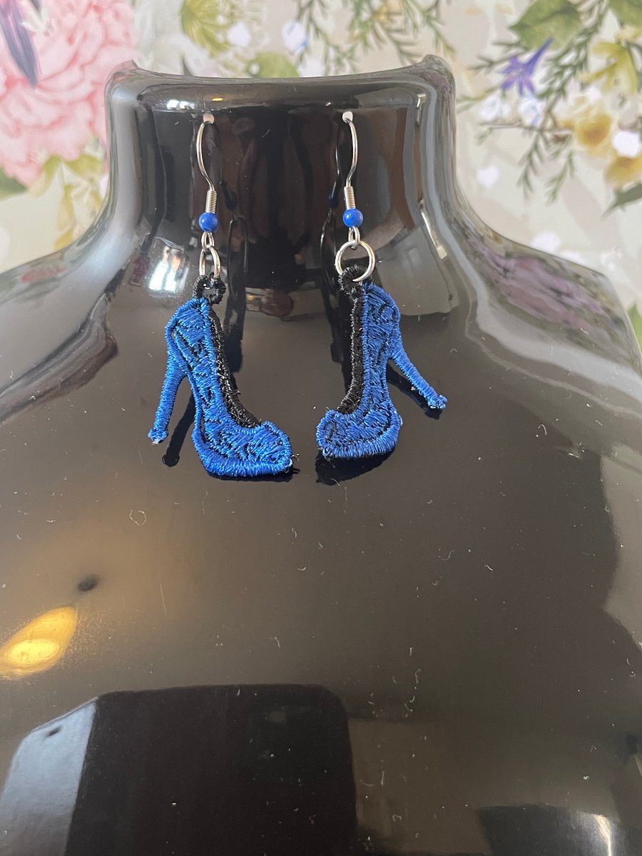 Handmade Free Standing Lace Earrings