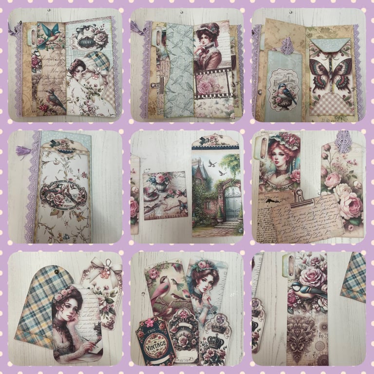 Folio - Sweet Memories Booklet by Carolee Crafts PB9 - 0013