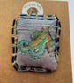 Handmade and hand painted fabric pin brooches with Octopus design  - Image 1